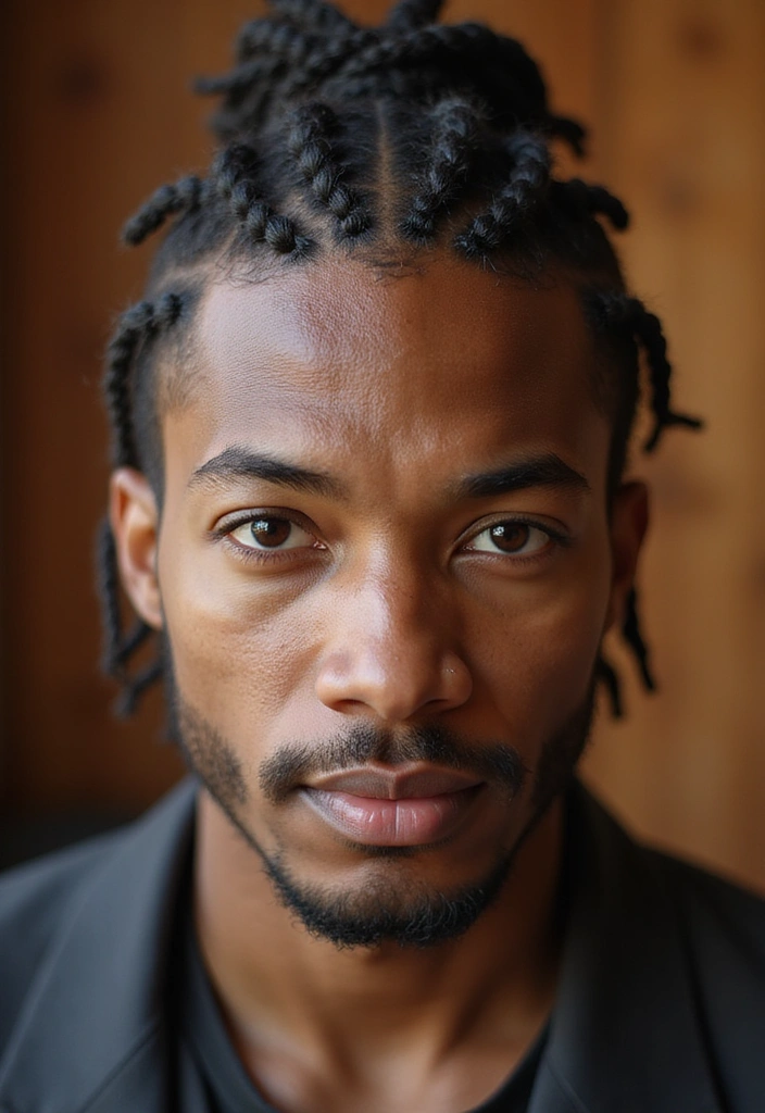 17 Effortless Braided Hairstyles for Black Men (Plus Care Tips!) - 1. Classic Cornrows