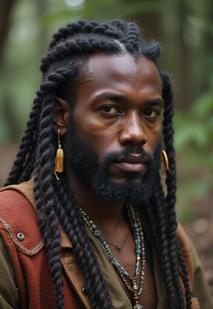 17 Effortless Braided Hairstyles for Black Men (Plus Care Tips!) - 3. Viking Braids