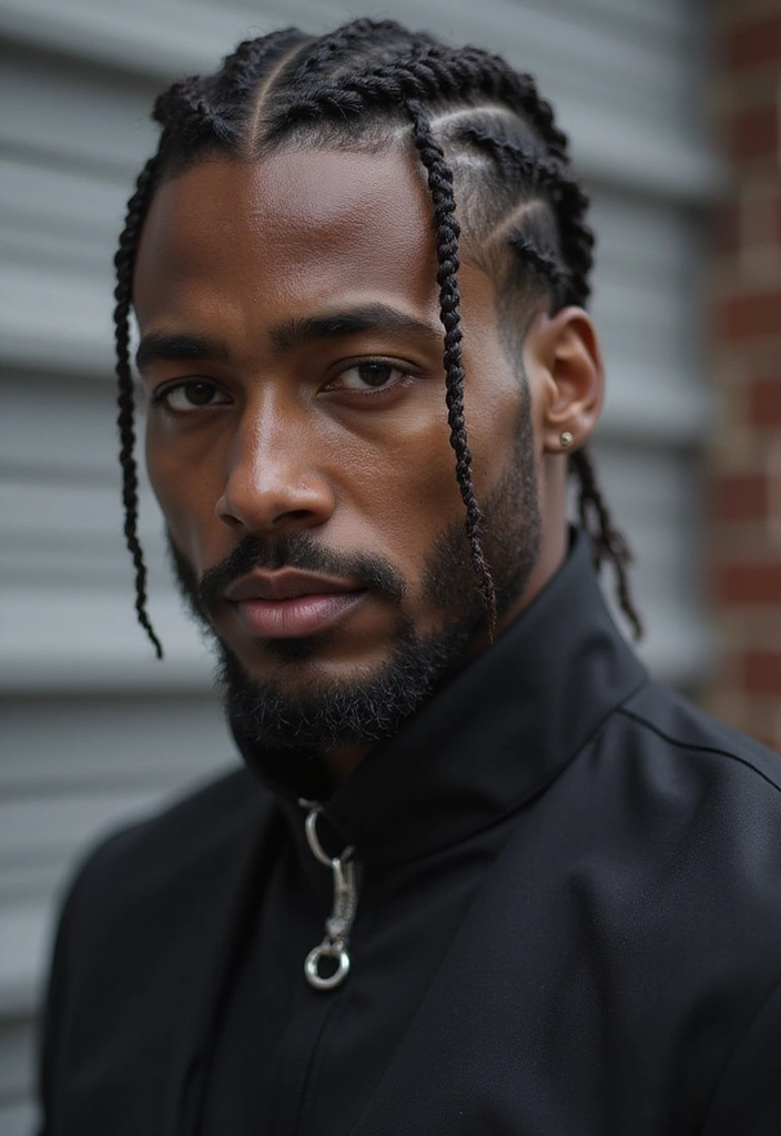 17 Effortless Braided Hairstyles for Black Men (Plus Care Tips!) - 8. Reverse Braid