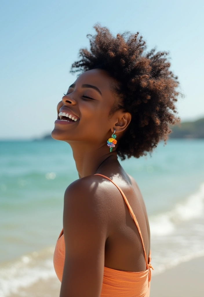 21 Flawless Short Summer Hairstyles for Black Women That Are a Breeze to Style! - 3. Textured TWA (Teeny Weeny Afro)