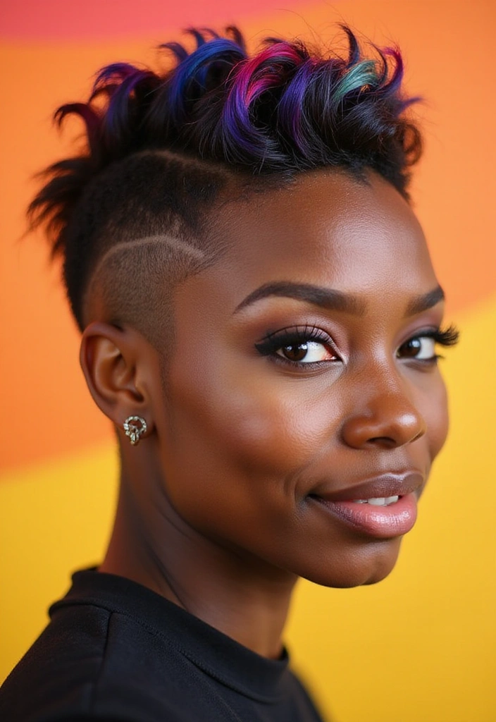 21 Trendy Pixie Cuts for Black Women That Are All the Rage Right Now! - 2. Edgy Undercut Pixie