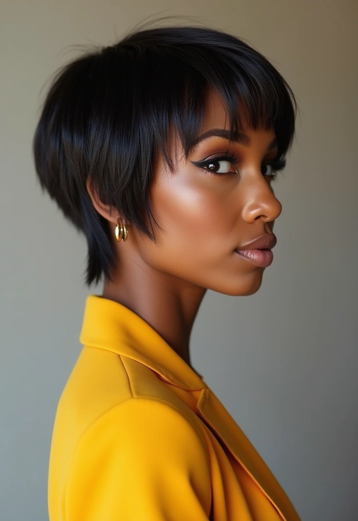 21 Trendy Pixie Cuts for Black Women That Are All the Rage Right Now! - 4. Pixie Bob Fusion