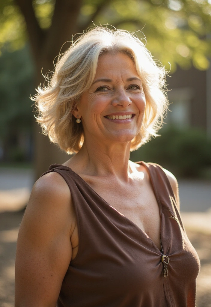 22 Fine Hair Hairstyles That Are Perfect for Women Over 50 (Don’t Miss #5!) - 14. Feathered Layers