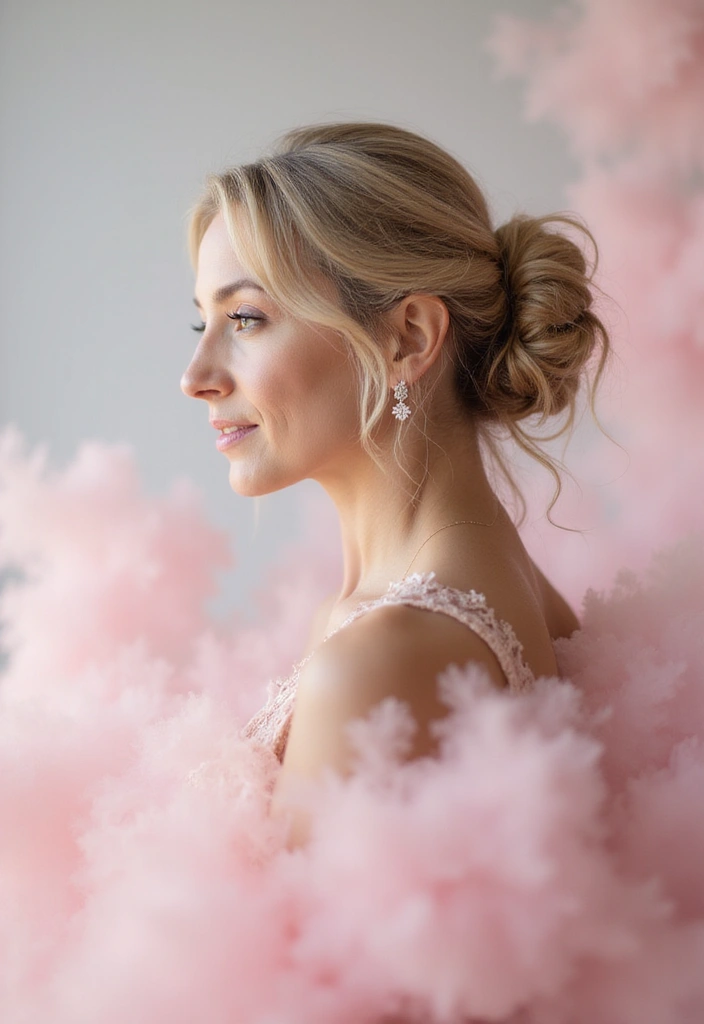 22 Fine Hair Hairstyles That Are Perfect for Women Over 50 (Don’t Miss #5!) - 22. Romantic Loose Updo