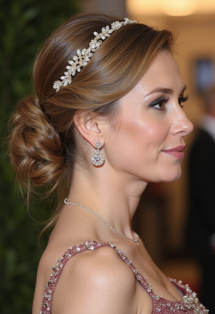 22 Fine Hair Hairstyles That Are Perfect for Women Over 50 (Don’t Miss #5!) - 4. Voluminous Chignon