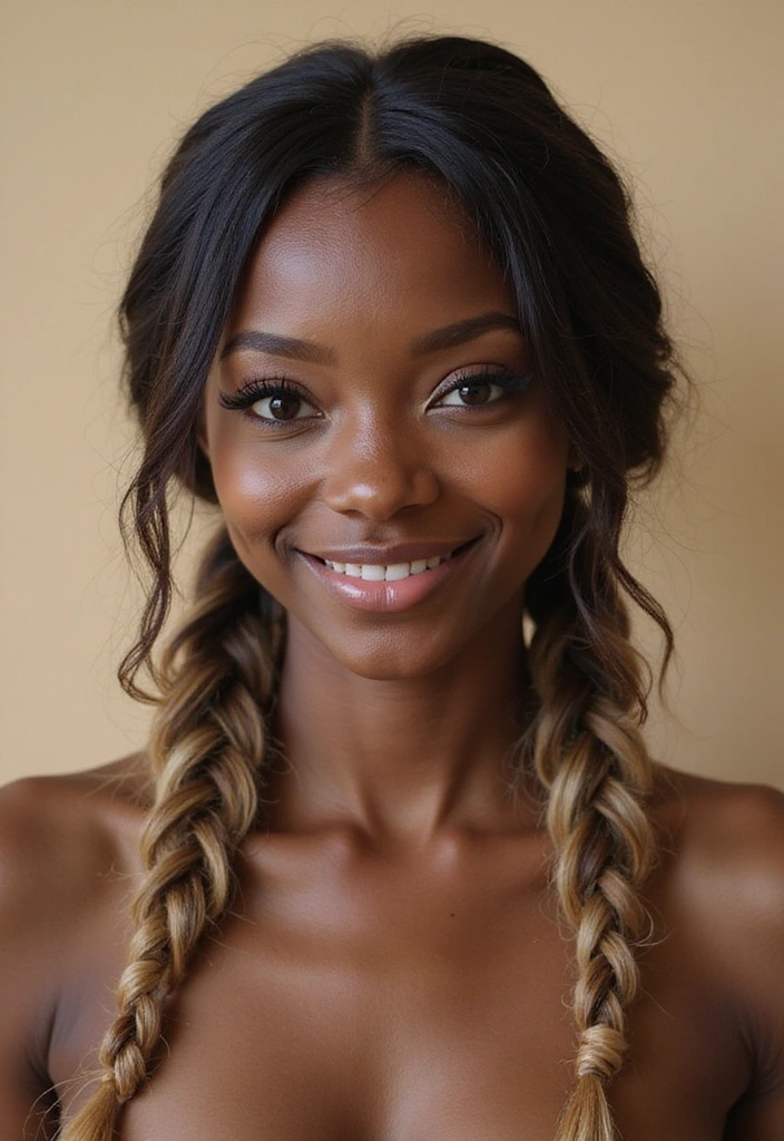 23 Celebrity-Approved Blonde Braids for Black Women You Can Copy! - 4. Playful Dutch Braids