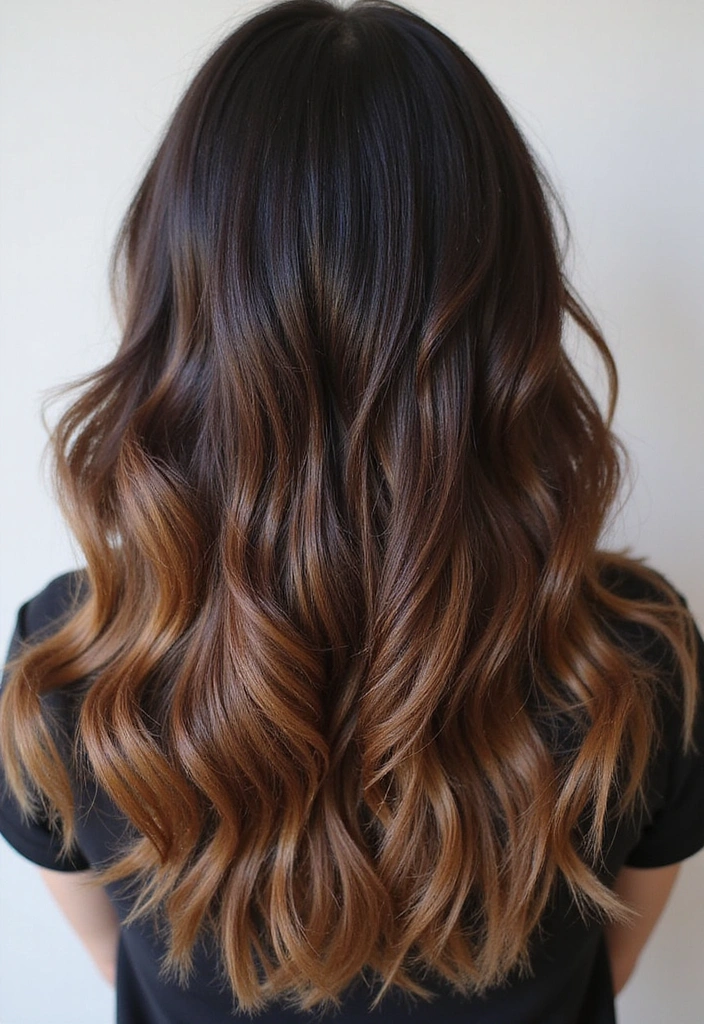 23 Jaw-Dropping Dark Brown Hair with Highlights Ideas for a Fabulous New You! - 6. Subtle Ombre