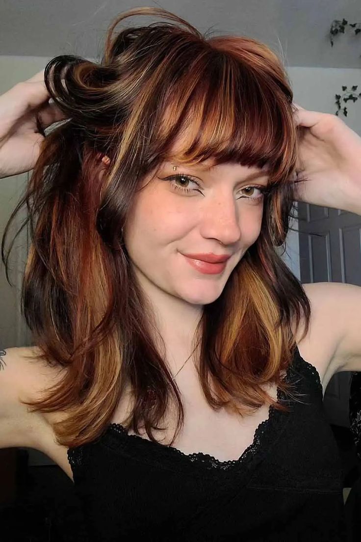 18 Light Calico Hair Ideas For Your Perfect Summer Glow-Up! - 4. Vibrant and Funky