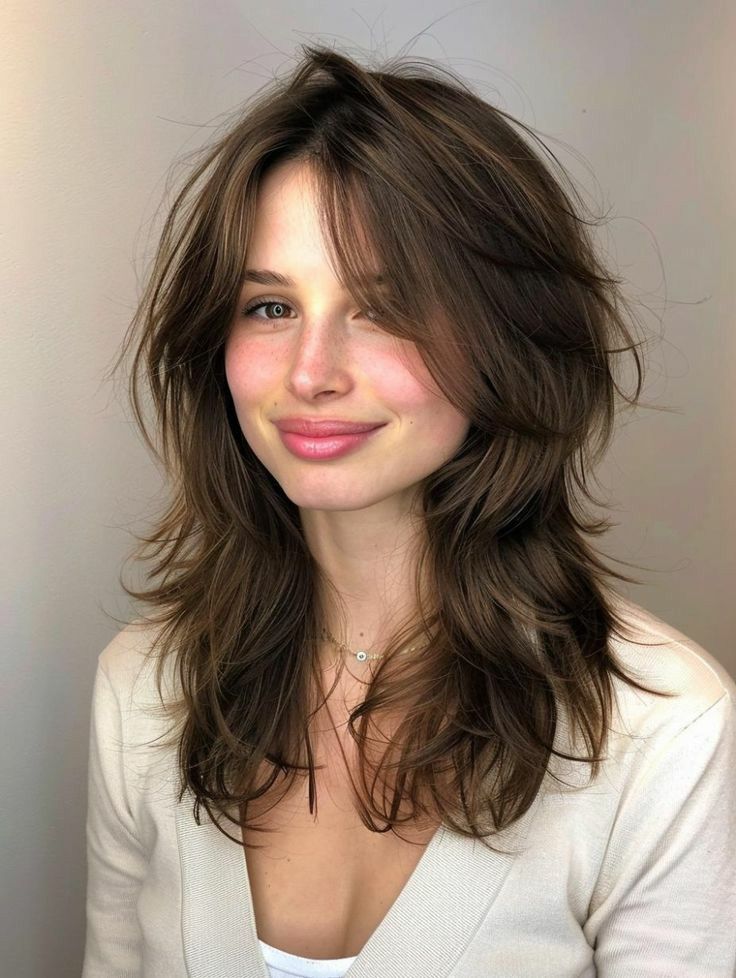 20 Gorgeous Long Wolfcut Hair Looks That Will Leave Everyone Speechless! - Sleek and Polished