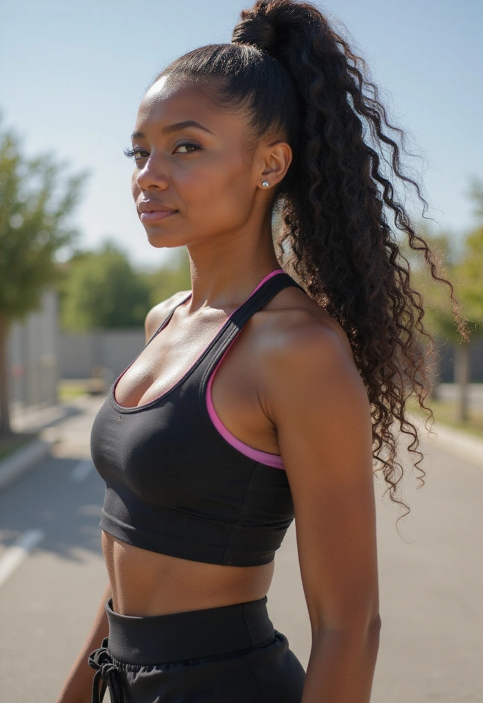 22 Chic High Ponytail Looks for Black Women That Are Effortless to Style! - 15. Knotted High Ponytail