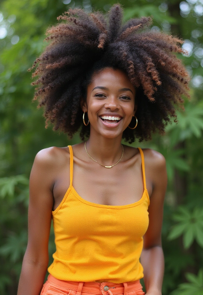22 Chic High Ponytail Looks for Black Women That Are Effortless to Style! - 2. Voluminous Curls