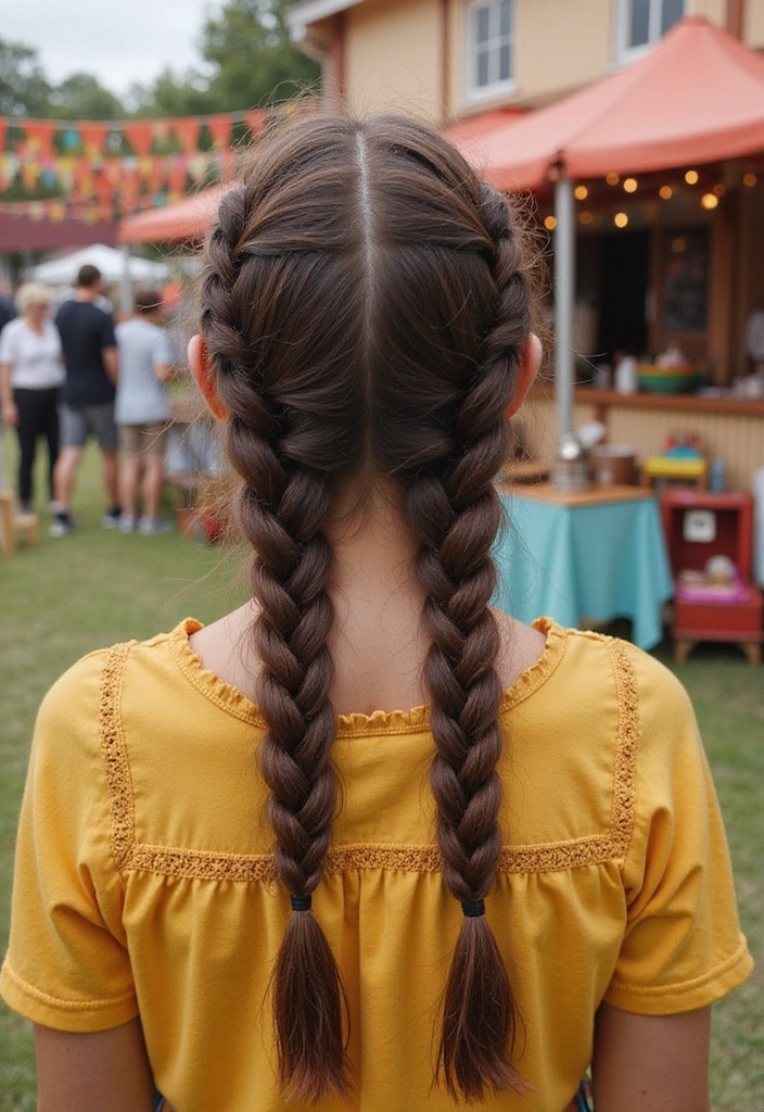 31 Festival Rave Party Hair Braids You Must Try in 2025 (Get Ready to Turn Heads!) - 25. Vintage-Inspired Braids