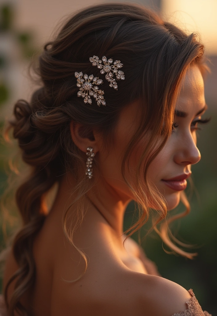 33 Celebration-Worthy 4th of July Hairstyles for Women in 2025! - 10. Side Swept Glam