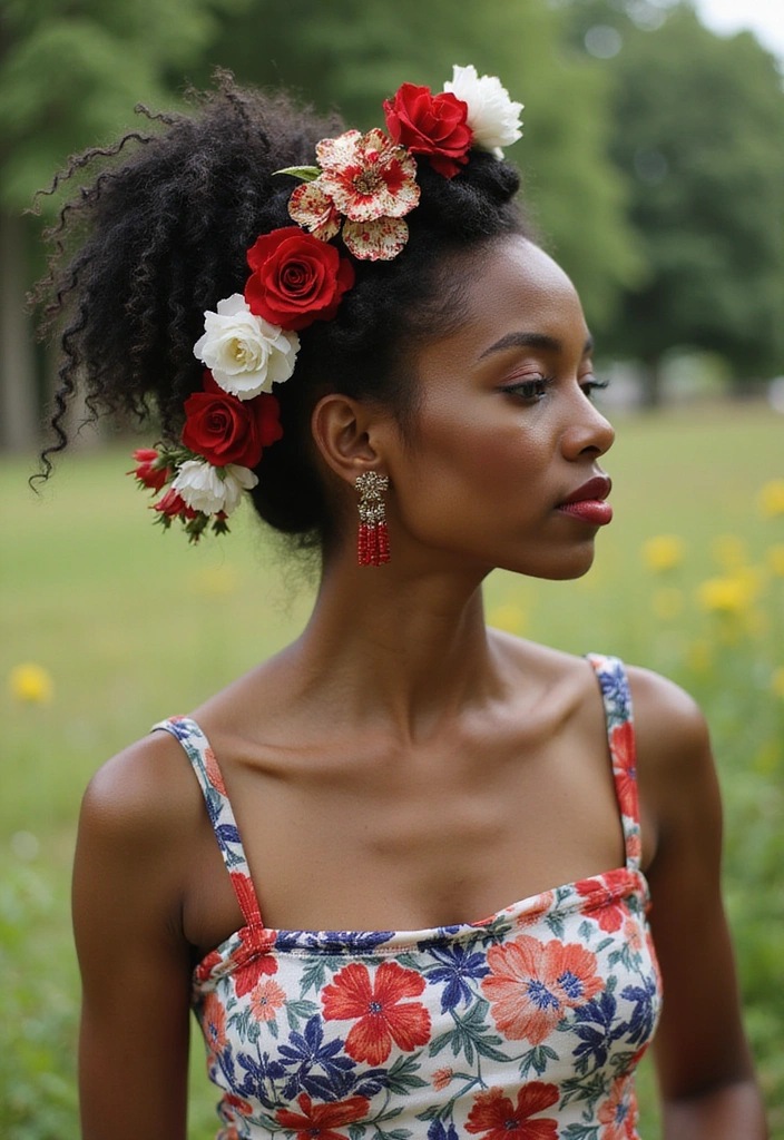 33 Celebration-Worthy 4th of July Hairstyles for Women in 2025! - 14. Classic Updo with a Twist