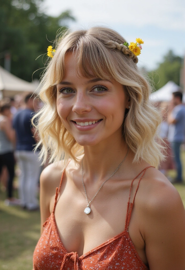33 Celebration-Worthy 4th of July Hairstyles for Women in 2025! - 21. Twisted Halo