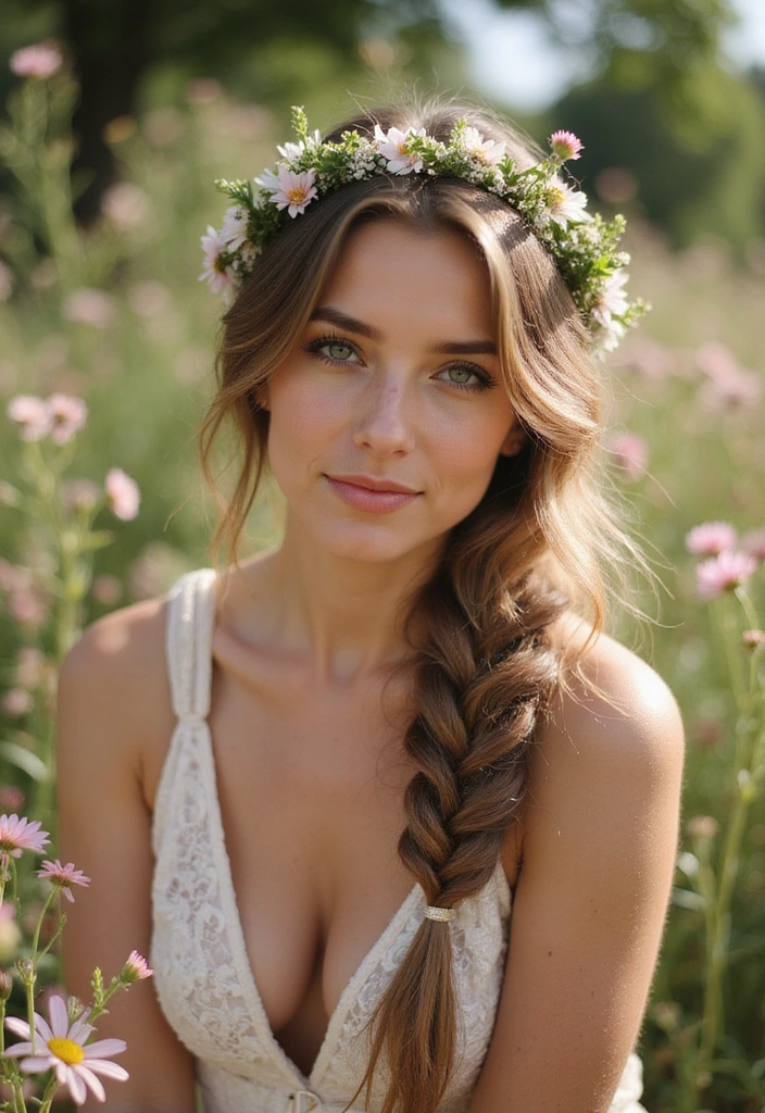33 Celebration-Worthy 4th of July Hairstyles for Women in 2025! - 24. Braid Crown