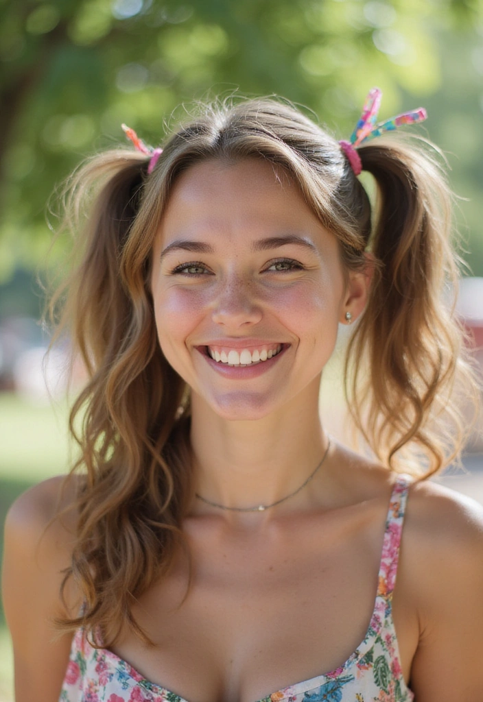 33 Celebration-Worthy 4th of July Hairstyles for Women in 2025! - 25. Playful Pigtails
