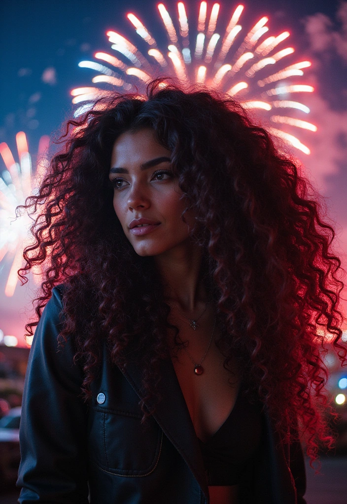33 Celebration-Worthy 4th of July Hairstyles for Women in 2025! - 3. Firecracker Curls