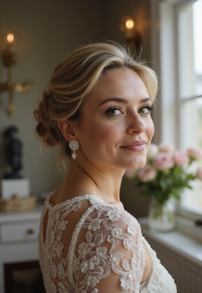 33 Timeless Mother of the Bride Hairstyles Over 50 That Radiate Elegance! - 15. Loose French Twist