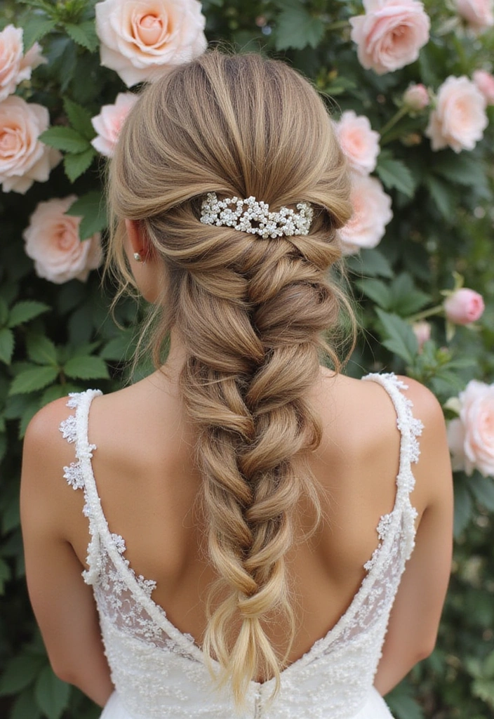 33 Timeless Mother of the Bride Hairstyles Over 50 That Radiate Elegance! - 26. Elegant Waterfall Braid
