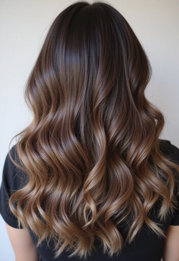 33 Trendy Balayage Styles for Dark Brown Hair Perfect for Any Season! - 10. Pearl Blonde Balayage