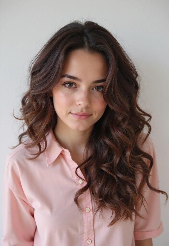 33 Trendy Balayage Styles for Dark Brown Hair Perfect for Any Season! - 29. Ice Cream Balayage