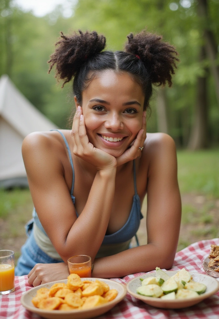 34 Easy Hairstyles for Camping That Every Woman Needs to Know! - 13. Twisted Buns