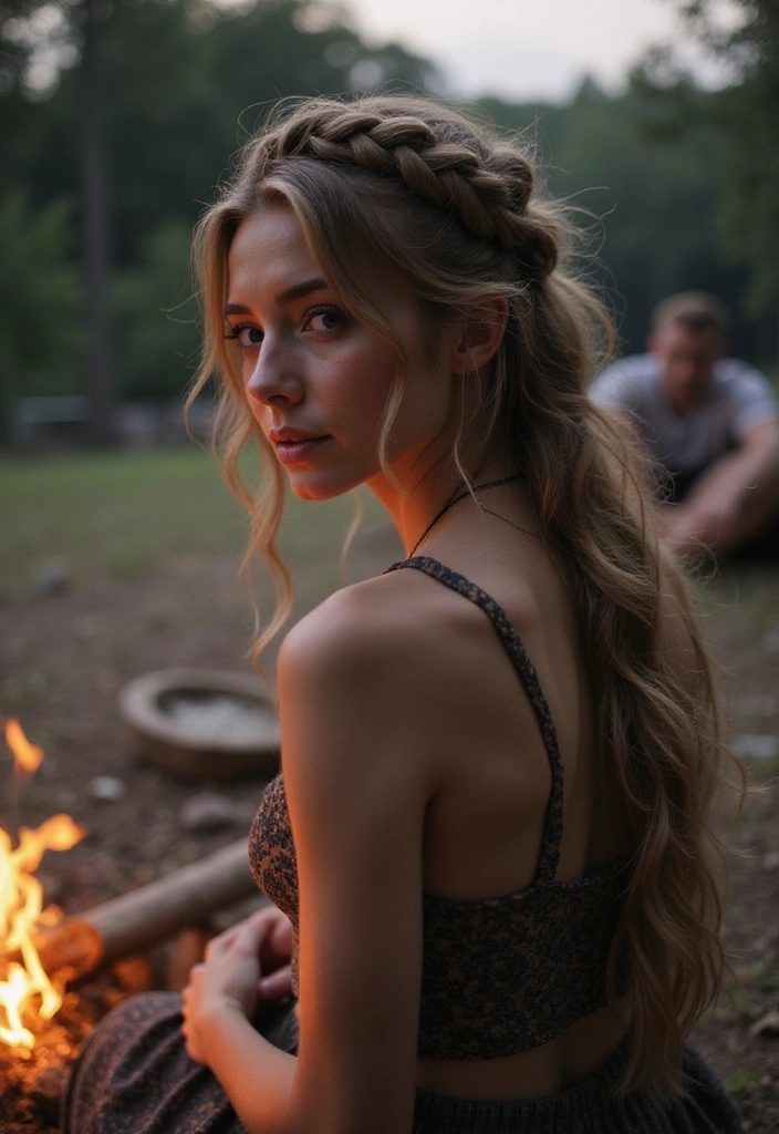 34 Easy Hairstyles for Camping That Every Woman Needs to Know! - 15. Crown Braid