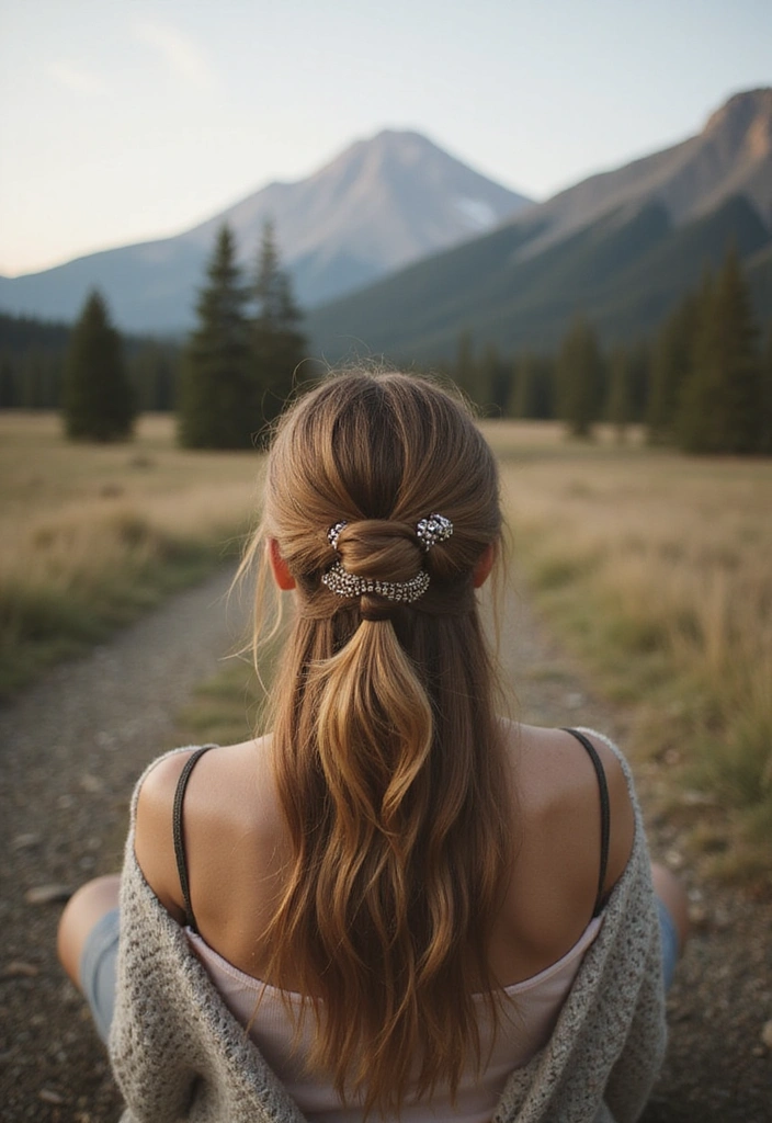 34 Easy Hairstyles for Camping That Every Woman Needs to Know! - 16. Simple Headband Tuck