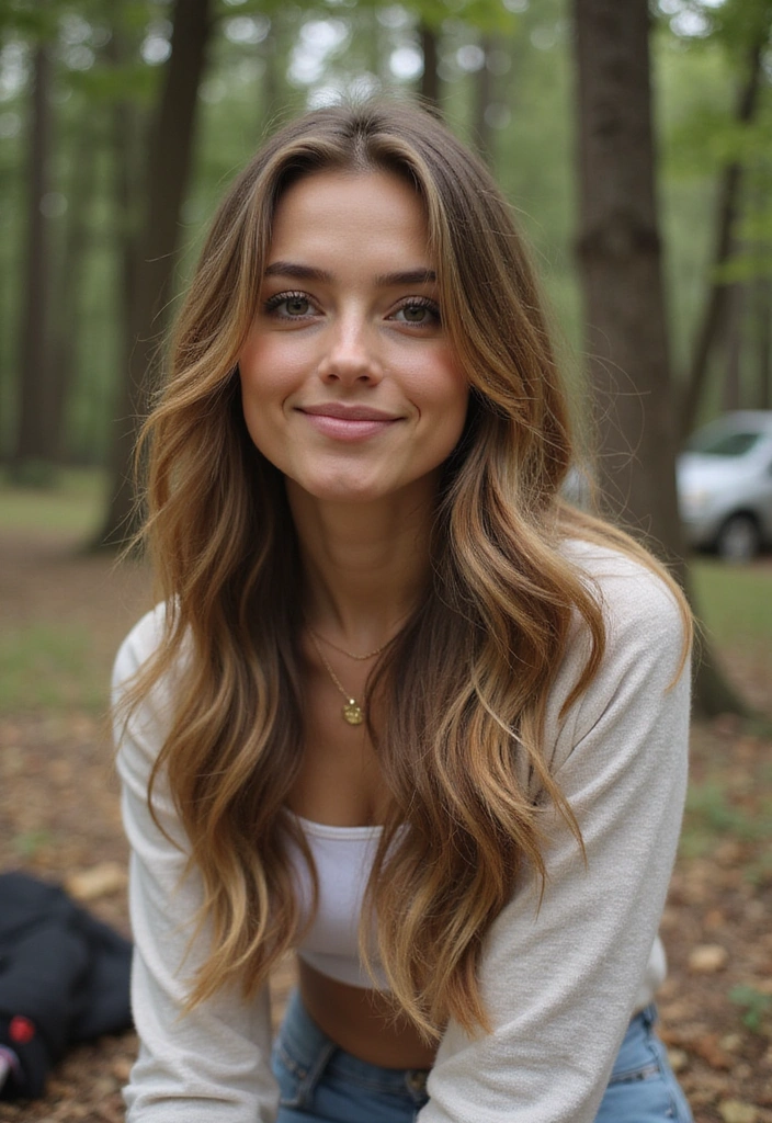34 Easy Hairstyles for Camping That Every Woman Needs to Know! - 17. Clip-In Extensions for More Volume