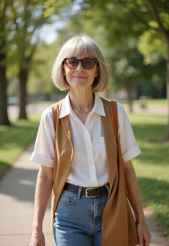36 Classic Bobs for Thin Hair That Every Older Woman Will Love in 2025! - 17. Curtain Bangs with Bob