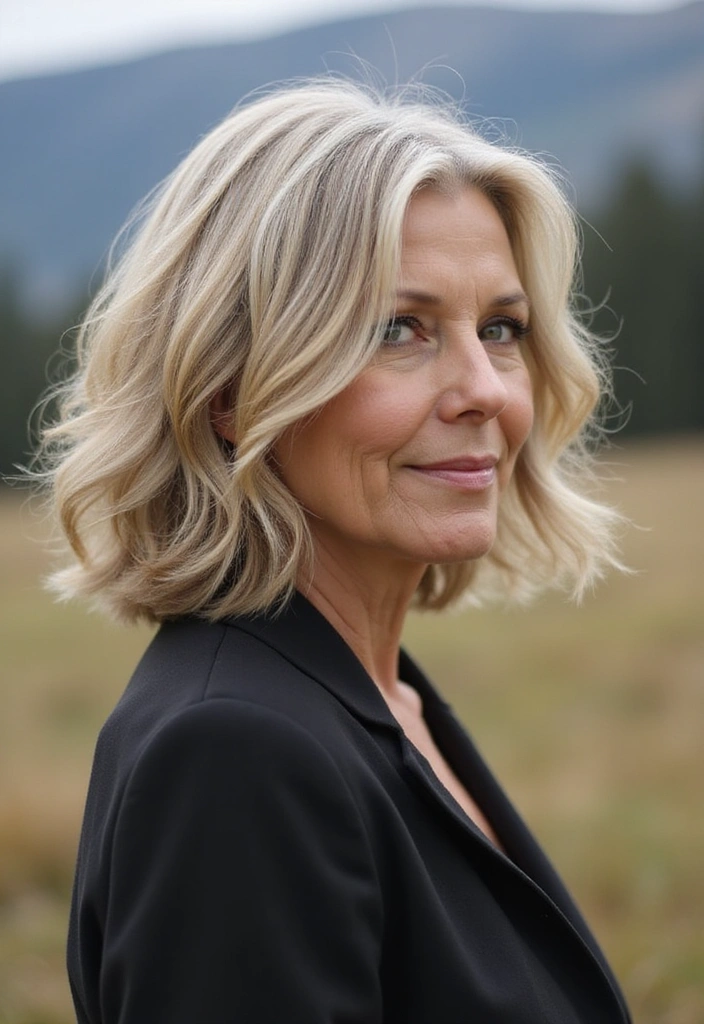 36 Classic Bobs for Thin Hair That Every Older Woman Will Love in 2025! - 19. Long Bob with Layers