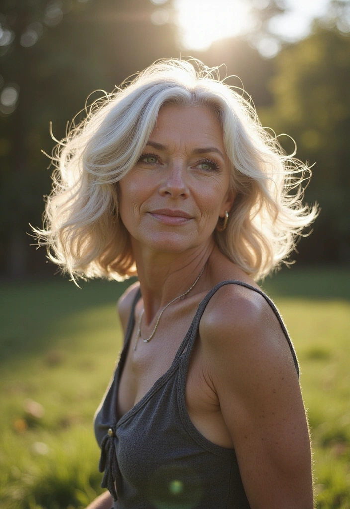 36 Classic Bobs for Thin Hair That Every Older Woman Will Love in 2025! - 22. Feathered Bob