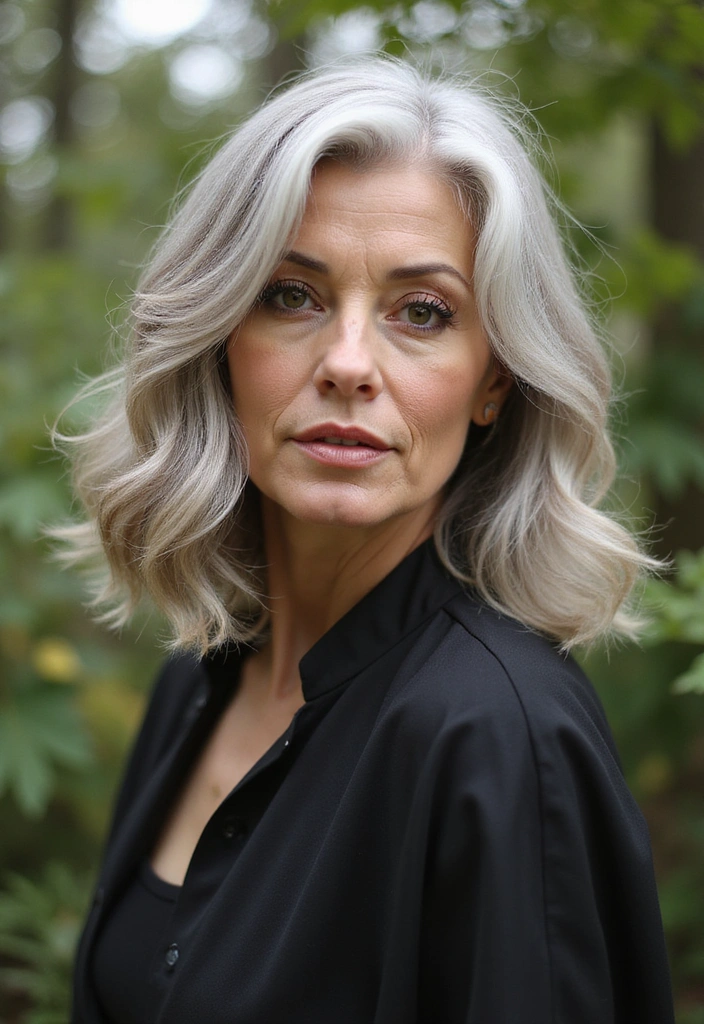 36 Classic Bobs for Thin Hair That Every Older Woman Will Love in 2025! - 27. Long Layers Bob