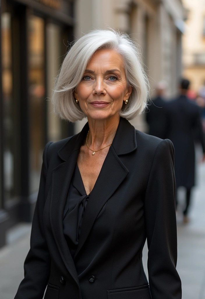 36 Classic Bobs for Thin Hair That Every Older Woman Will Love in 2025! - 30. Stacked Bob