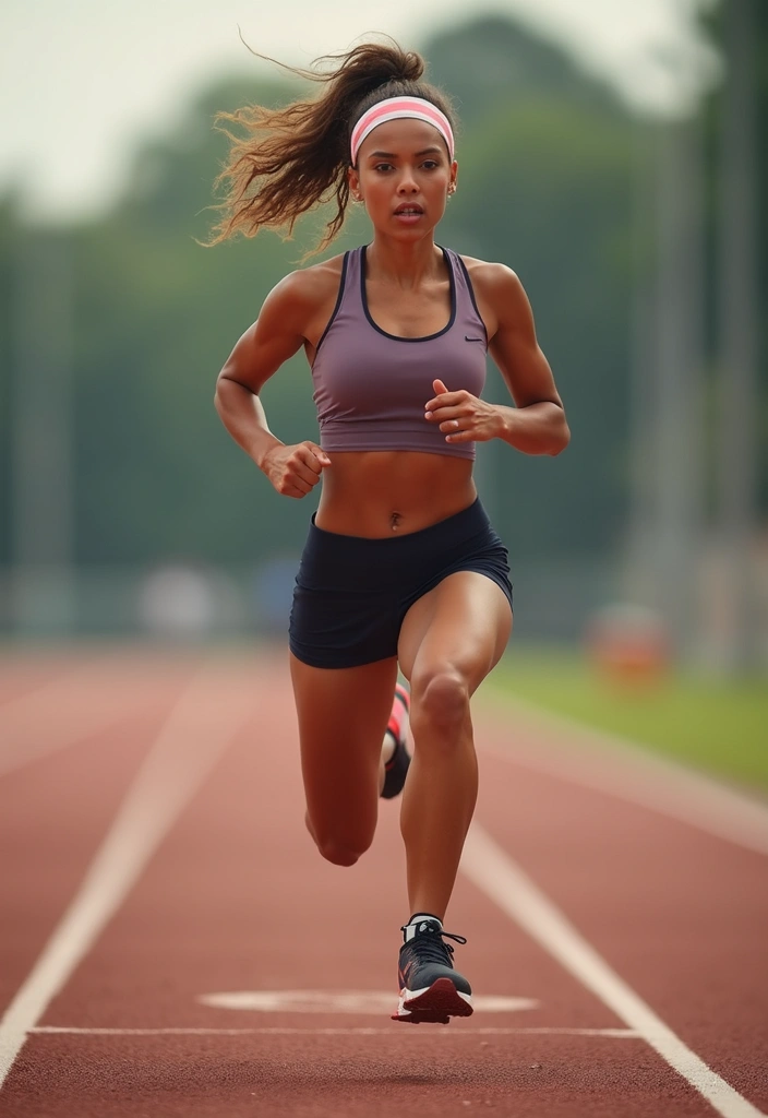 39 Easy Workout Hair Inspirations for Women: Look Great at the Gym! - 12. Sporty Headband with a Bun