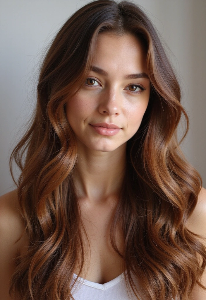 41 DIY Brown Hair with Red Highlights Ideas You Can Try at Home! - 1. Subtle Cinnamon Highlights