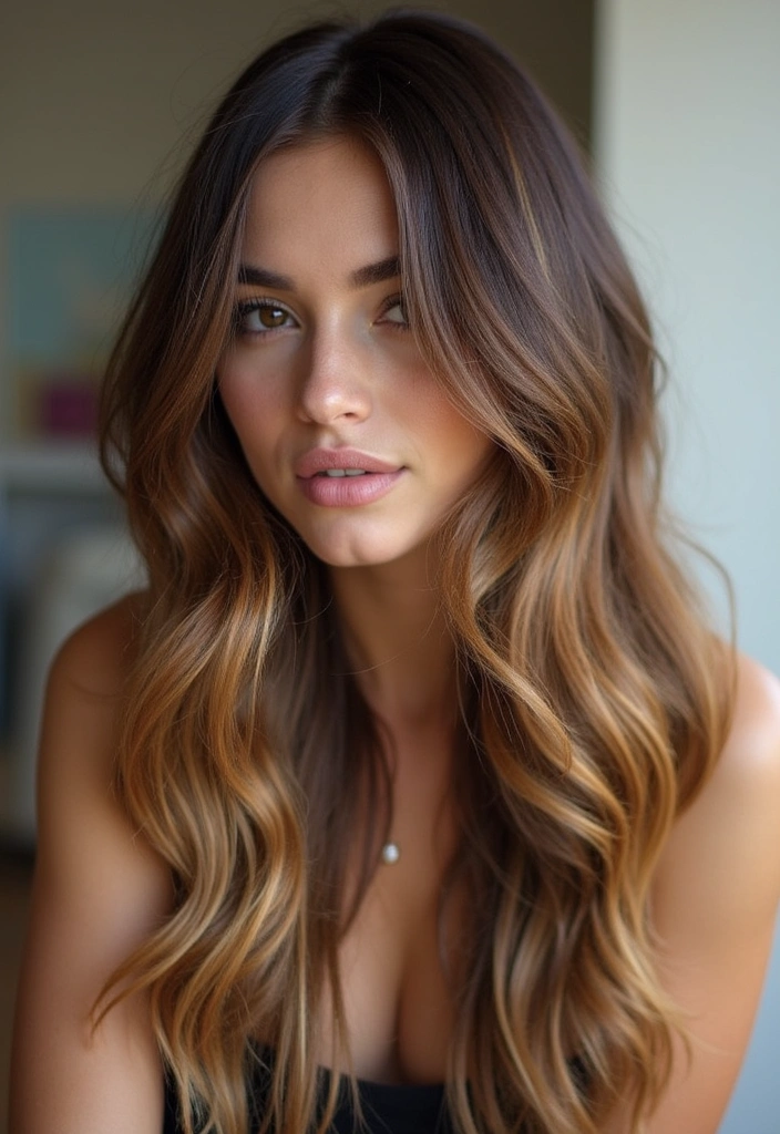 41 DIY Brown Hair with Red Highlights Ideas You Can Try at Home! - 30. Soft Honey Highlights