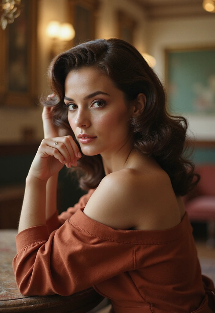 41 Fresh Haircut Ideas for Wavy Hair That Are Perfect for Every Occasion! - 11. Retro Waves
