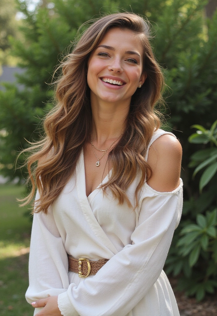 41 Fresh Haircut Ideas for Wavy Hair That Are Perfect for Every Occasion! - 12. Half-Up, Half-Down
