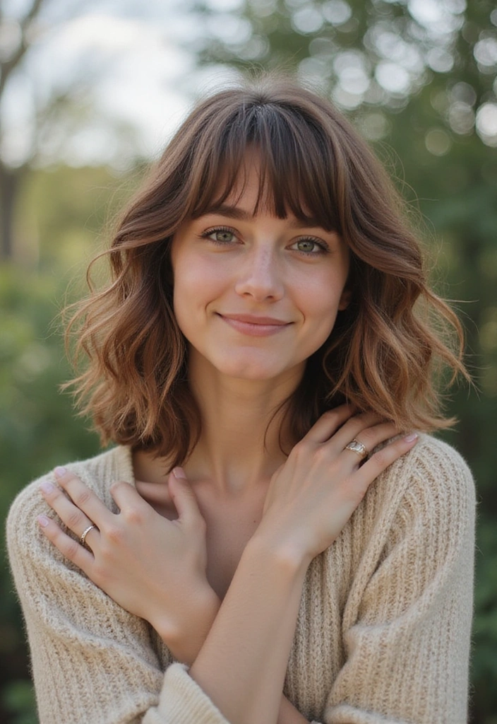 41 Fresh Haircut Ideas for Wavy Hair That Are Perfect for Every Occasion! - 30. Youthful Shag Hairstyle