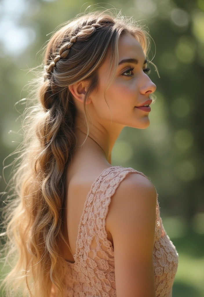 41 Fresh Haircut Ideas for Wavy Hair That Are Perfect for Every Occasion! - 33. Charming Fishtail Braid