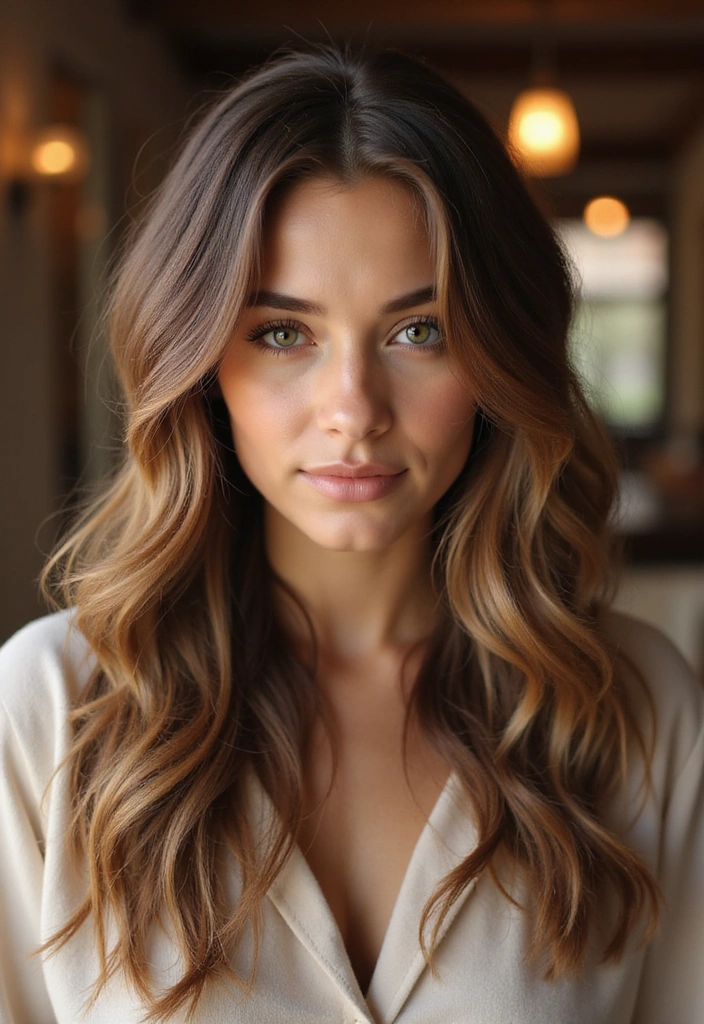 41 Fresh Haircut Ideas for Wavy Hair That Are Perfect for Every Occasion! - 35. Layered Waves with Face Frame