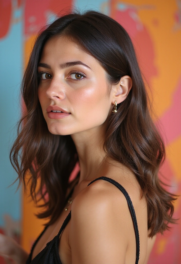 41 Fresh Haircut Ideas for Wavy Hair That Are Perfect for Every Occasion! - 5. Mid-Length with Face-Framing Layers
