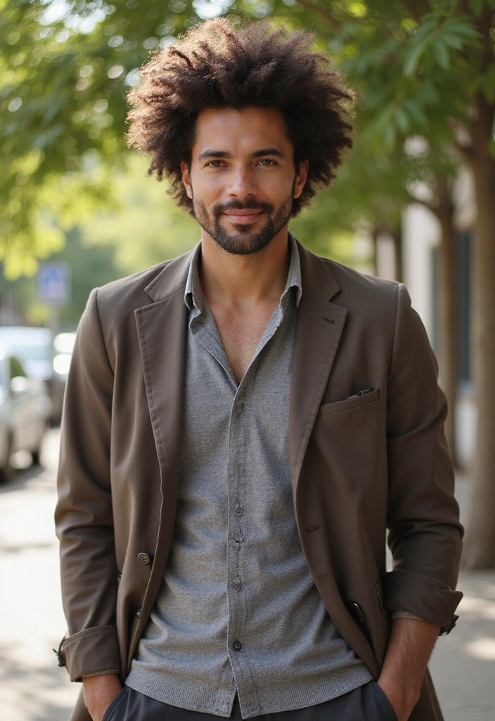44 Vintage Old Money Hair Styles for Men That Will Make You Feel Like a Million Bucks! - 18. The Natural Texture