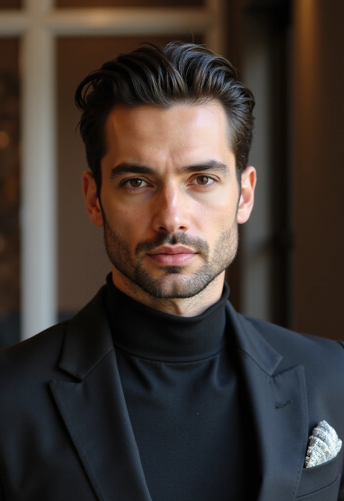 44 Vintage Old Money Hair Styles for Men That Will Make You Feel Like a Million Bucks! - 2. The Slicked-Back Look