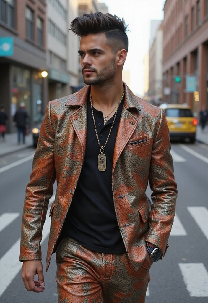 44 Vintage Old Money Hair Styles for Men That Will Make You Feel Like a Million Bucks! - 38. The Sharp Edges with Long Top