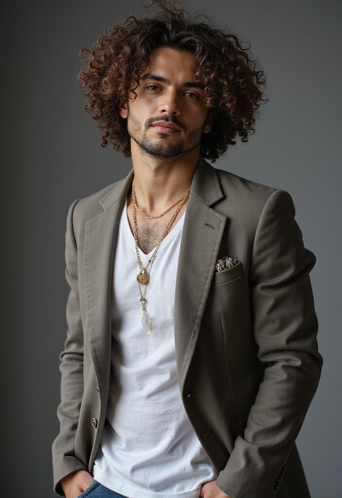 44 Vintage Old Money Hair Styles for Men That Will Make You Feel Like a Million Bucks! - 6. The Curly Top