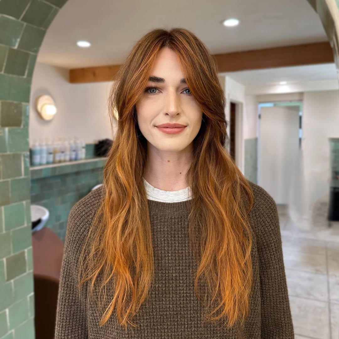 Transform Your Look with These 15 Chocolate Copper Hair Color Ideas (You’ll Love #3!) - 10. Glossy Chocolate Layers